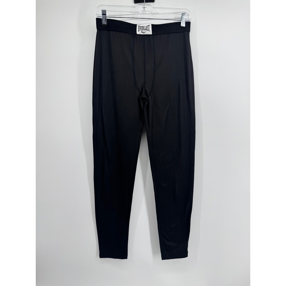Everlast Boys Black Compression Leggings Performance Sports Tights Size Small